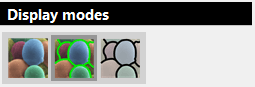 Image of the SEM colorization display modes